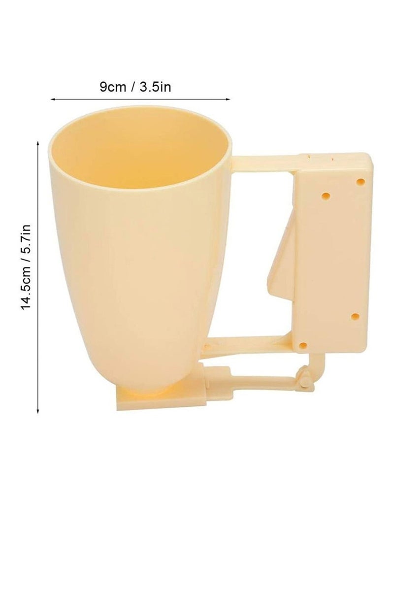 Kitchen Handheld Multifunction Pancake Batter Funnel Dispenser Funnel Cupcake Dispenser for Commercial and Home Use Bakeware Maker - Image 3