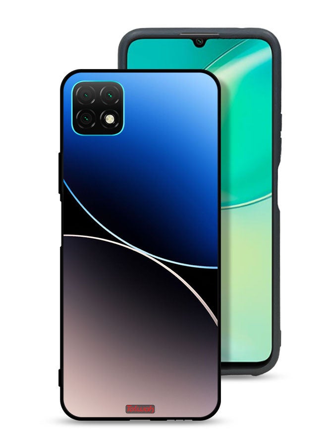 Tolwak Huawei nova Y60 Protective Case Cover Curve Lines Pattern - Image 1