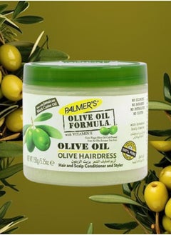 Olive Hairdress Cream Made With Olive Oil Vitamen E 150 Grams