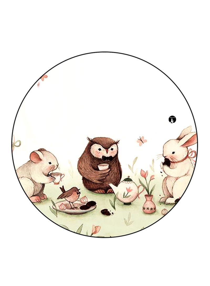 Animals Printed Mouse Pad Multicolour