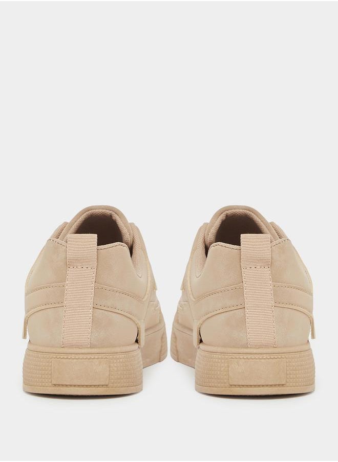Styli Suede Courtroom Lace Up Sneakers  - Image 4