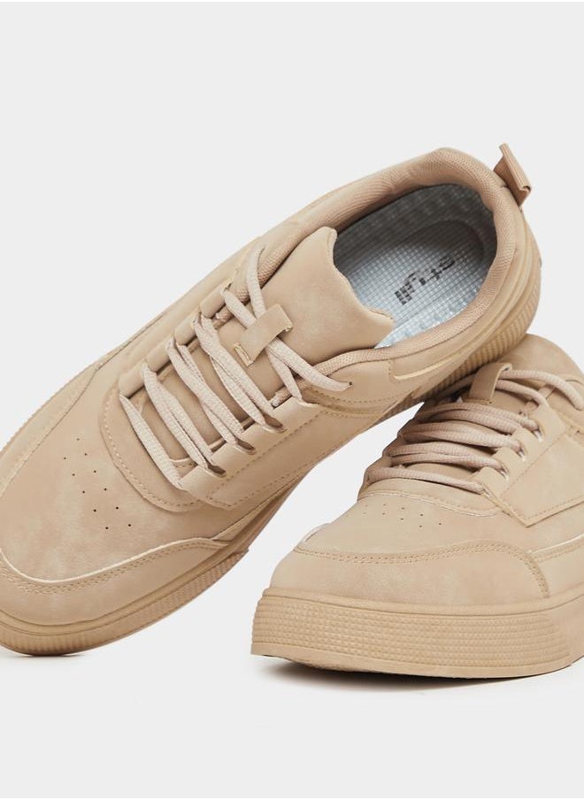 Styli Suede Courtroom Lace Up Sneakers  - Image 3