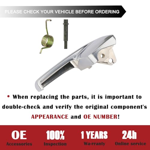 TQPONLY Interior Door Handle Left Driver Side,Compatible with 2003-2006 Ford Expedition Front or Rear,Inner Handle Inside Door Lever - Image 5