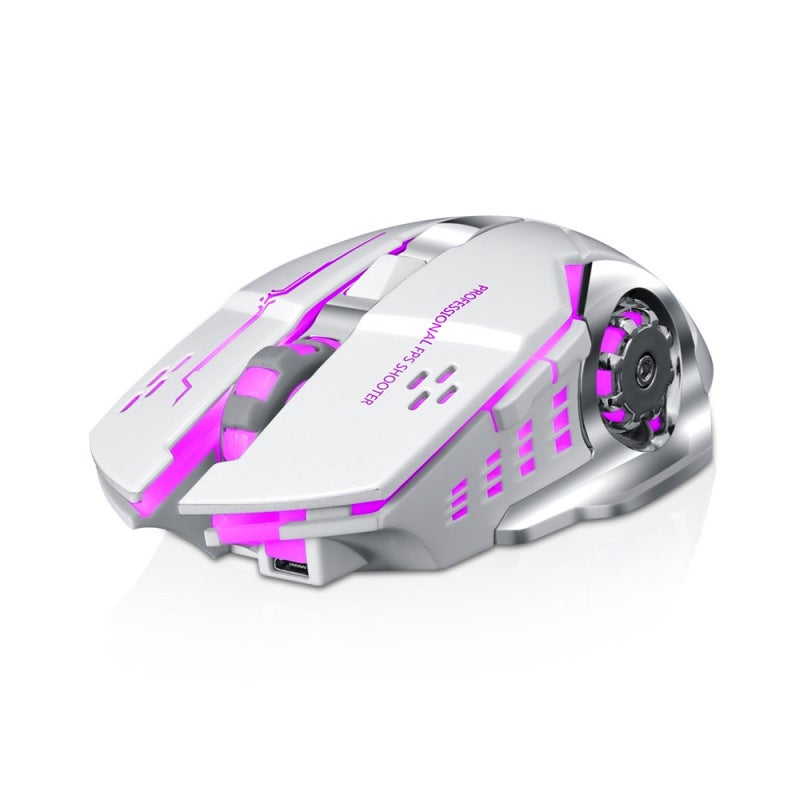 Wireless Gaming Mouse: Black Dual Wireless Connection Mode - 3-Level Adjustable DPI Silent Click Rechargeable Automatic Sleep for Home Office Gamers Professionals - Image 4