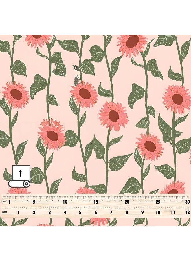 فيلاتو Ø¬Ù„Ø§Ø¨ÙŠØ© Ù…Ø®ÙˆÙŠØ± Ø§Ù„Ù„ÙŠÙ„ Ø¹Ø±Ø§Ù…Ù†ÙŠØŒ Ù‚Ù…Ø§Ø´ Ø­Ø±ÙŠØ± Ø¨Ø§Ù„ÙŠØ§Ø±Ø¯Ø©ØŒ Ø²Ù‡ÙˆØ± ÙˆØ±Ø¯ÙŠØ© Ø®Ø¶Ø±Ø§Ø¡ØŒ Ø®ÙŠØ§Ø·Ø©ØŒ Ø¹Ø±Ø¶ 58 Ø¨ÙˆØµØ© - Image 4