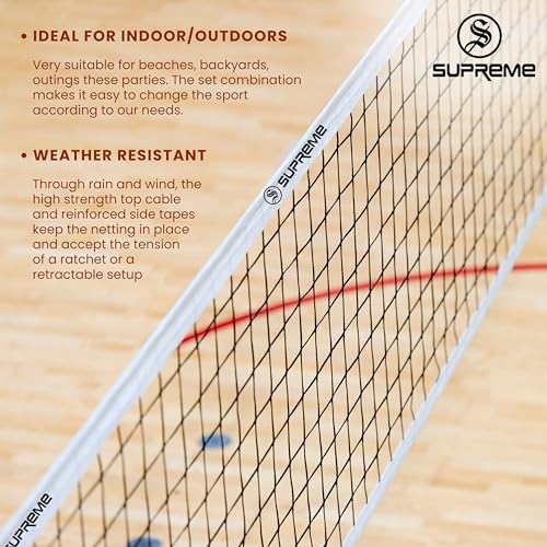 Supreme Volleyball Net Master for Regular Play Tournament Qlty. (Pack of 01) - Image 3