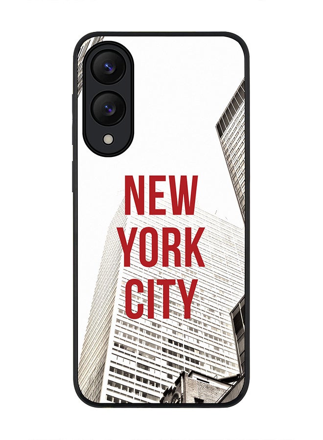 Stylizedd For Samsung Galaxy S25 Edge Case,Slim fit Camera Protection, Shockproof Thin Phone cover  - New York - Skyscraper