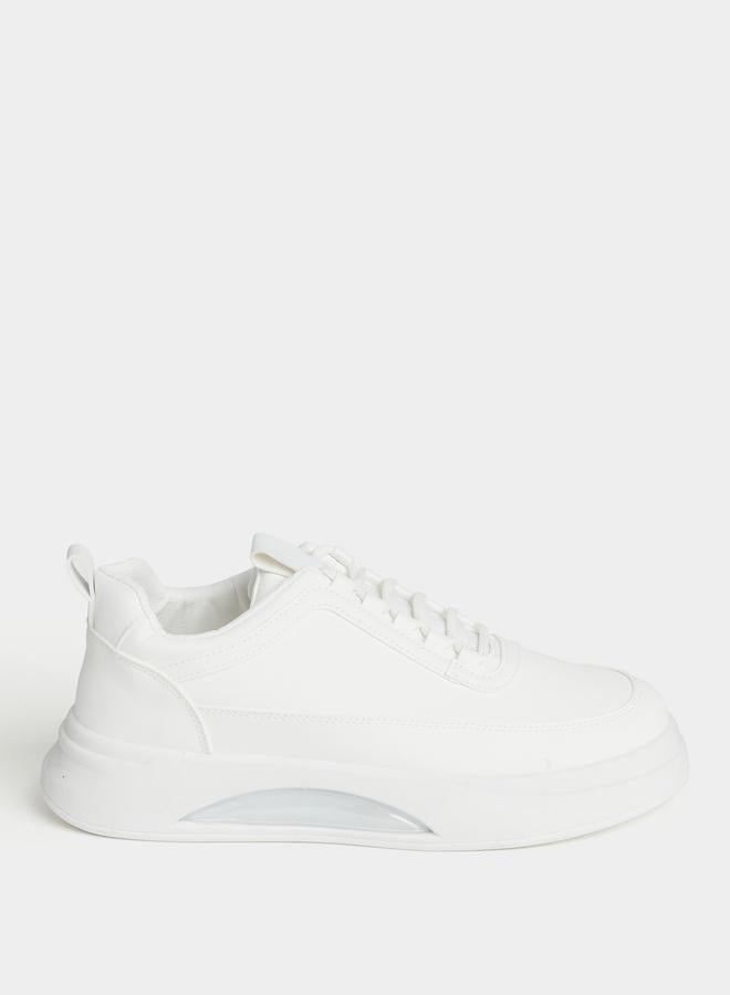 Styli Styli Pull Tab Detail Lace-Up Sneakers  - Image 1
