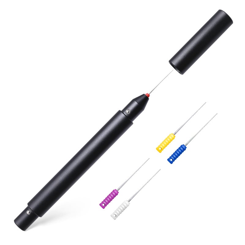 FOSHIO PPF Decon Needle with Extra 4pcs Stainless Steel Micro-Barbed Needle Removal Tool from Adhesive for PPF Installation Vinyl Wrap Tools Window Tint Kit - Image 1