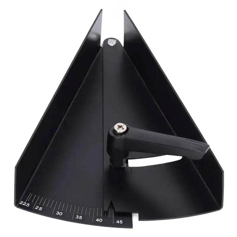 Electronic Protractor Variable Angle Fixture High Hardness Woodworking Angle Clamp Fixer for Woodworking Tools Carpenter(45 Degree) - Image 1