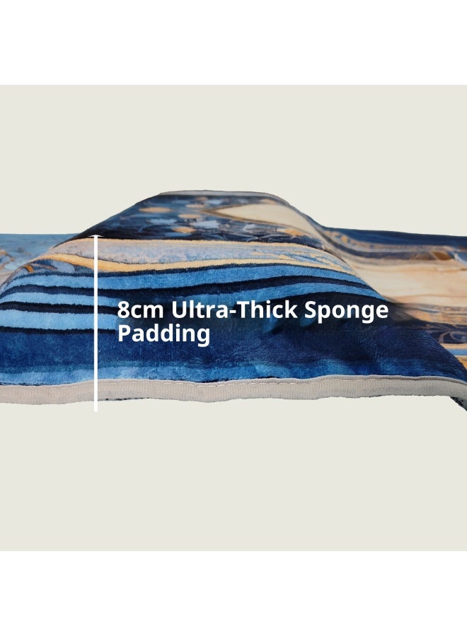 سجادة صلاة لكبار السن، سجادة صلاة طبية مزدوجة الطبقات مبطنة بإسفنج الذاكرة، كبيرة وسميكة مبطنة فاخرة ناعمة رائعة للركبتين والجبهة، سجادة صلاة مبطنة ومريحة للغاية - Image 5