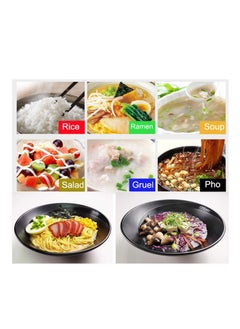 Y&D Ramen Bowls set 2 Sets of 57-Ounce Soup Bowl With Chopsticks and SpoonsJapanese Style Melamine Suitable for Ramen Pho Noodle  - Image 5