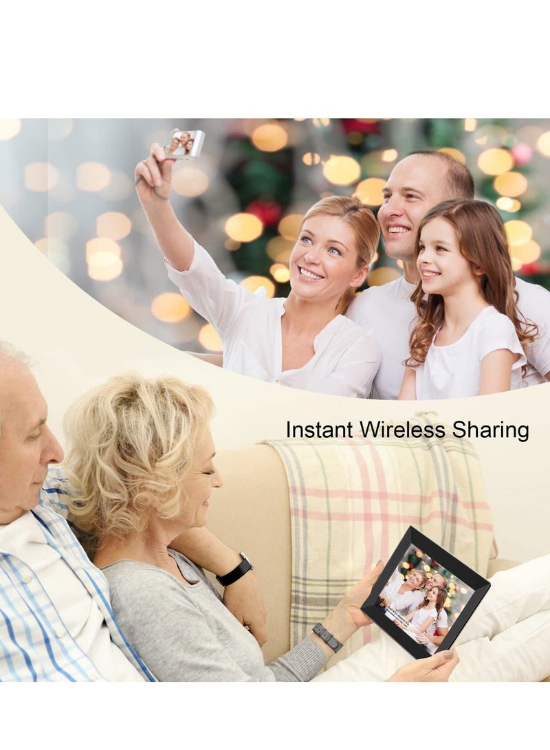 Captaintech 10.1 Inch Smart WiFi Digital Photo Frame 1280x800 IPS LCD Touch Screen, Auto-Rotate Portrait and Landscape, Built in 16GB Memory, Share Moments Instantly via Frameo App from Anywhere - Image 5