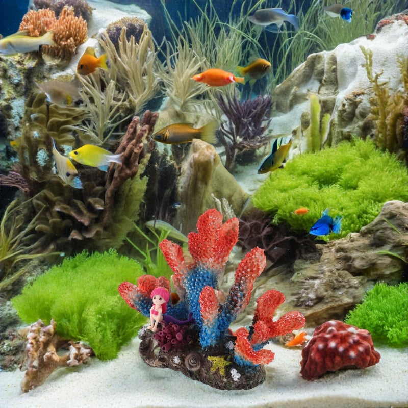 Artificial Aquarium Coral Realistic Resin Fish Ornaments Ocean Themed Landscape Decoration Fish Accessories - Image 4