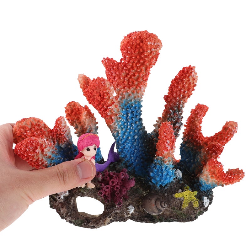 Artificial Aquarium Coral Realistic Resin Fish Ornaments Ocean Themed Landscape Decoration Fish Accessories - Image 3