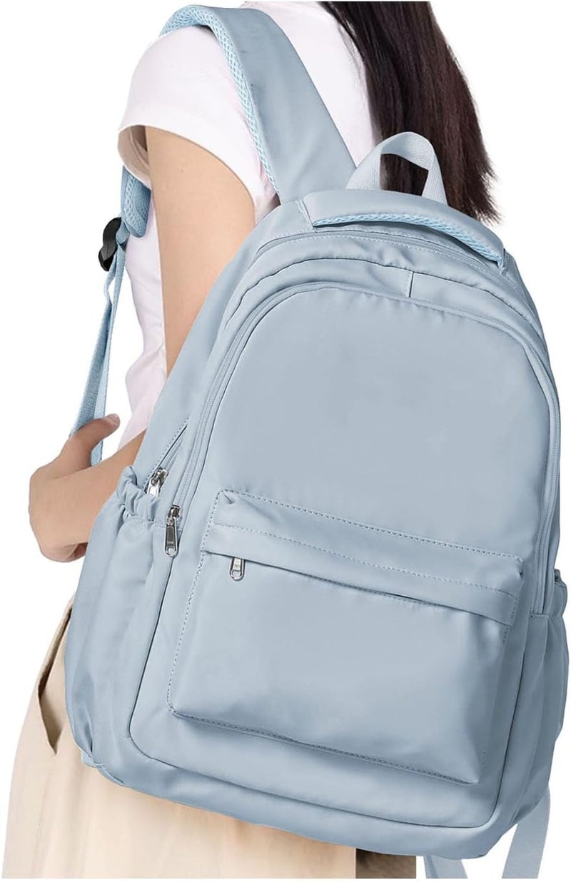 HYC00 School Backpack Womens, Causal Travel School Bags 14 Inch Laptop Backpack for Teenage Girls Lightweight Rucksack Water Resistant Bookbag College Boys Men Work Daypack - Image 1