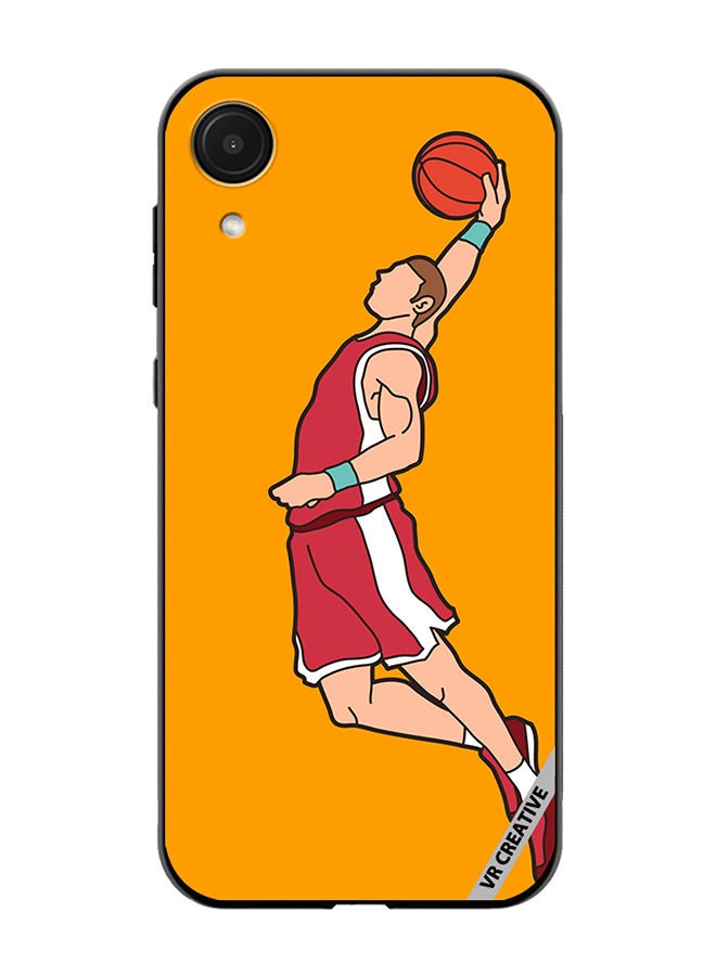 VR CREATIVE Protective Case Cover For Samsung Galaxy A03 Core Basketball Player Dunking Design Multicolour - Image 1