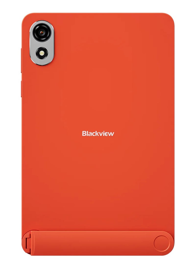 بلاكفيو زينو 1 جهاز لوحي 8 بوصة بمعالج يوني سوك تايجر T615 ثماني النواة 6GB+256GB 6000mAh 4G مع حامل جهاز لوحي مجاني - برتقالي - Image 3