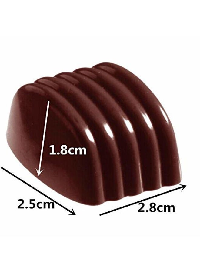 Goldbaking Screw Thread Shaped Candy Mould DIY Polycarbonate Chocolate Mold Jelly Mould Baking Tray - Image 2