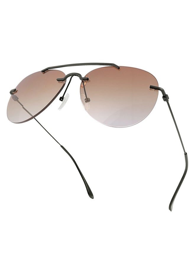 YIMI 2 Pairs Bifocal Reading Sunglasses UV400 Protection Outdoor Sun Readers Blue Light Blocking Glasses Aviator Tinted Shades for Men and Women Classic Eyewear Retro Stylish Driving Safety Eyeglasses-1.5 - Image 3