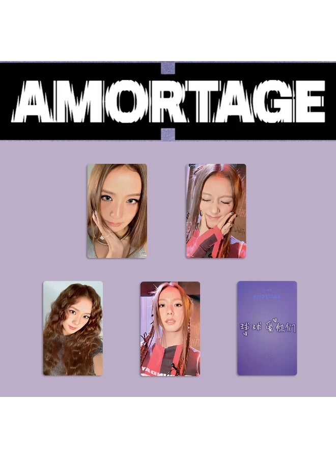 NIBEMINENT 4 قطع بطاقات لومي كيبوب جيسو أمورتاج لمجموعة هدايا المعجبين - Image 1