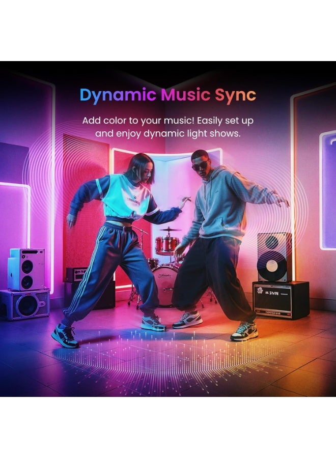 SwitchBot 5M LED Strip Light 3 – Smart RGB + Cool & Warm White LEDs, Matter-Compatible, Voice & App Control, 16 Million Colors, 1200lm Brightness - Image 2