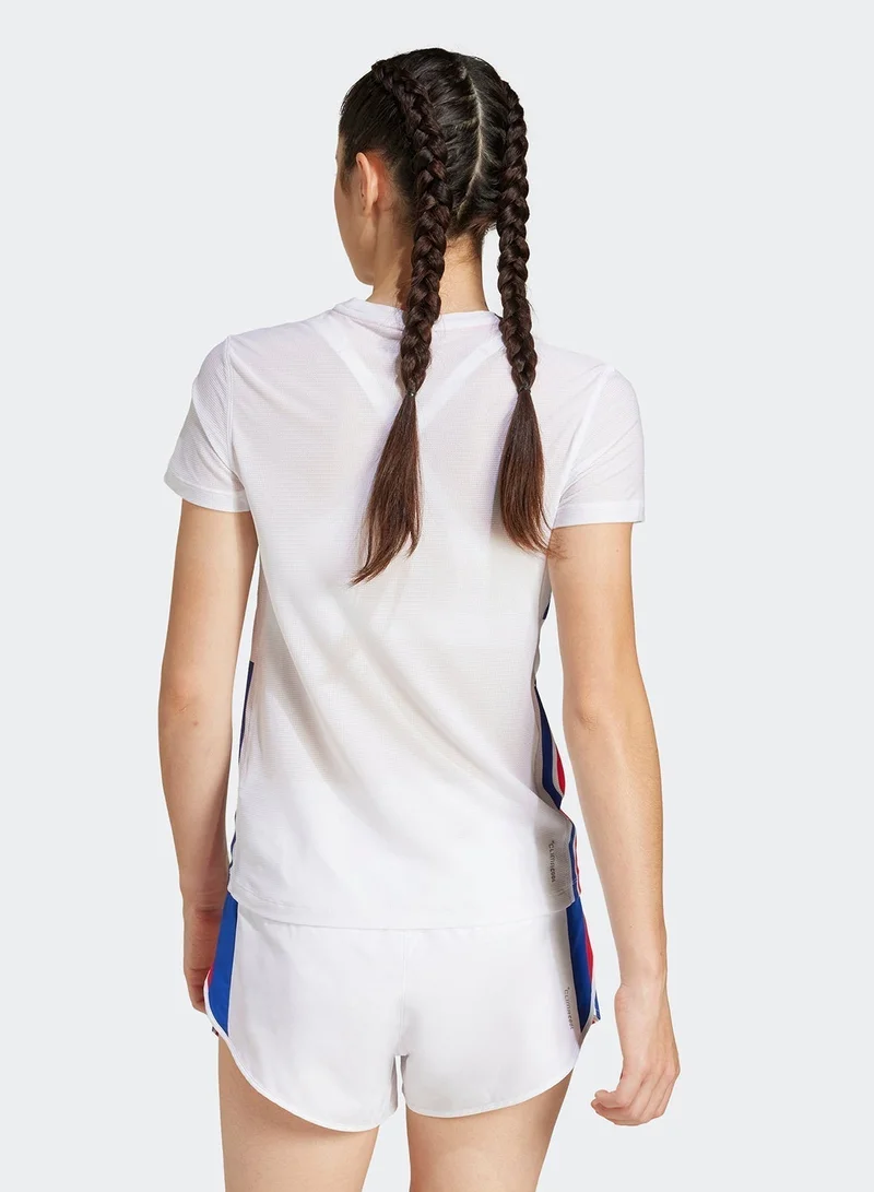 اديداس تيشيرت أديداس أديزيرو ريترو للجري