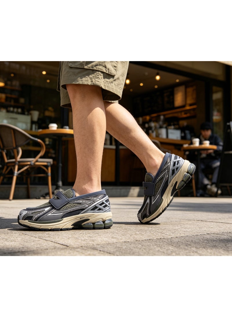 Outdoor casual comfortable anti-slip wear-resistant shock-absorbing low-top versatile neutral loafers - Image 2