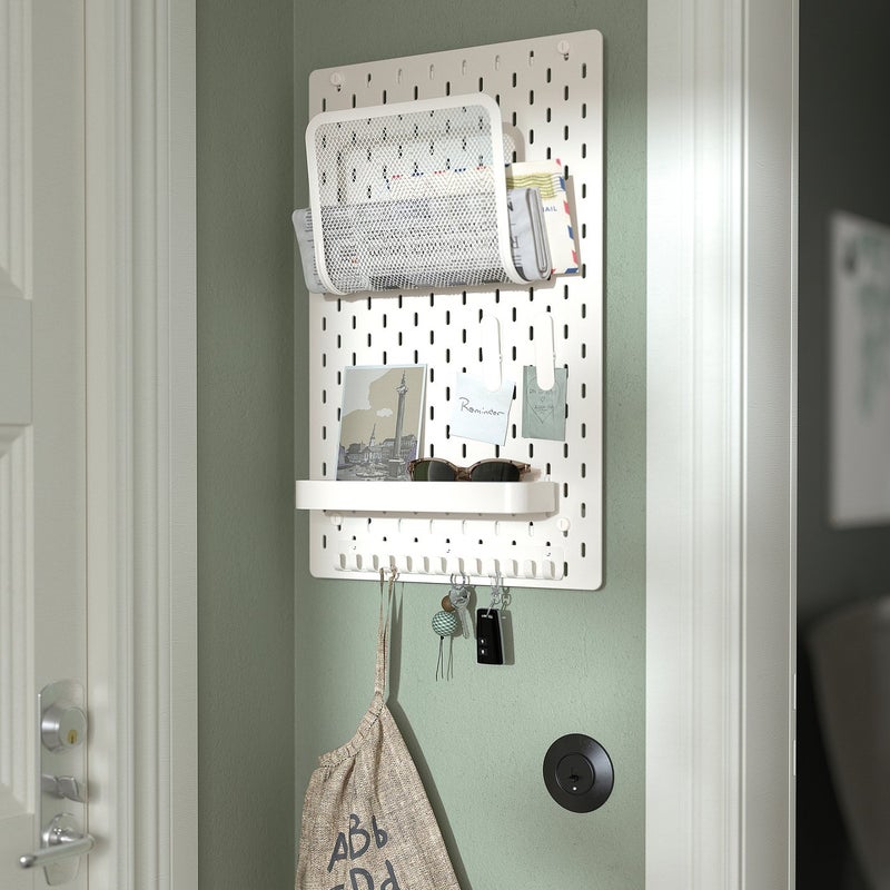 Skadis Pegboard Hook Rack, White Steel, 28 cm - Image 4
