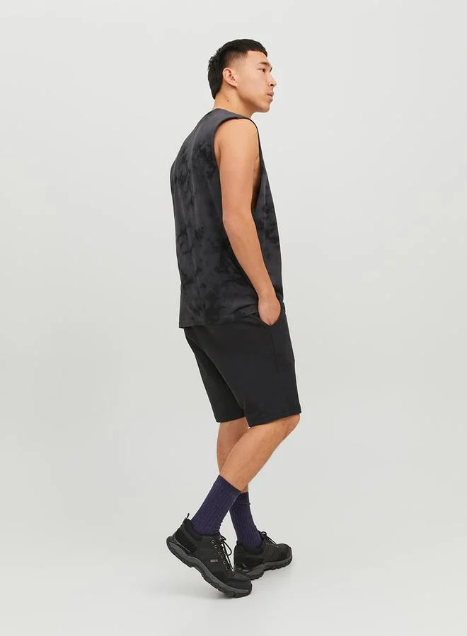 JACK & JONES Logo Print Shorts with Drawstring