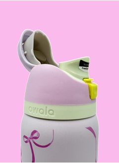 Owala 32 Oz. Owala FreeSip Stainless Steel Water Bottle in Pink ribbon  - Image 3
