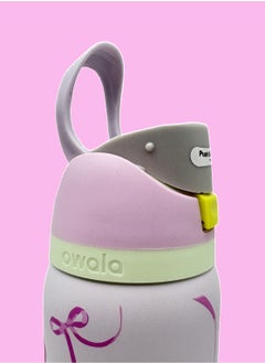 Owala 32 Oz. Owala FreeSip Stainless Steel Water Bottle in Pink ribbon  - Image 2