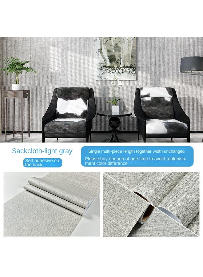 Bluejw Vintage Cement Gray Wallpaper Self-adhesive Waterproof Industrial Wind Self-adhesive Stickers Hotel Clothing Store Coffee Shop Wallpaper Self-adhesive - Image 1