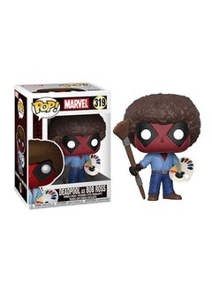 NIBEMINENT Pop Marvel Deadpool As Bob Ross Bobblehead  - Image 3