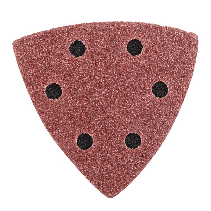 Mouse Sander Sandpaper 101PCS 6Holes Mouse 60/80/120/180/240Grits Paper Detail Sanding Sander Sander PSM Triangular Sandpaper Detail Multi - Image 2