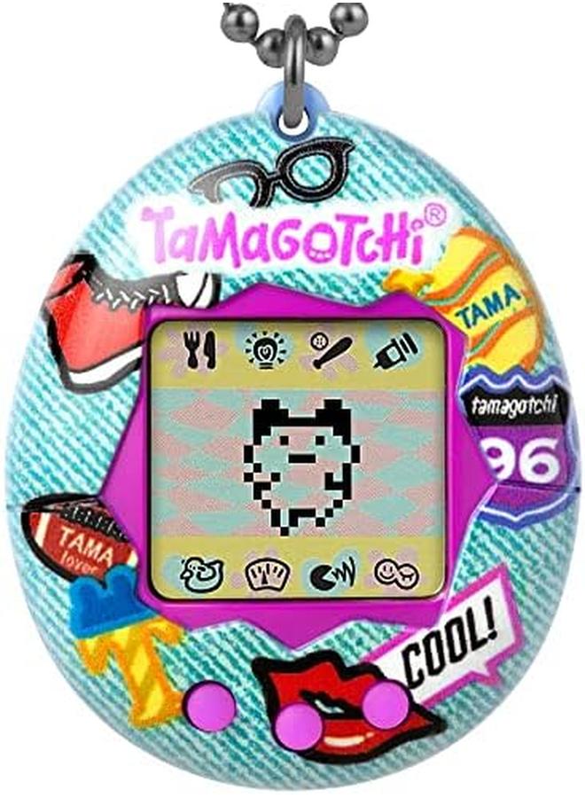 تماجوتشي لعبة بقع الدنيم الأصلية الأصلية Cyber Pet 90S للبالغين والأطفال مع سلسلة من الحيوانات الأليفة الافتراضية الرجعية هي ألعاب رائعة للأولاد والبنات أو هدايا للأعمار من 8 سنوات فما فوق - Image 2