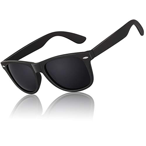 LINVO Polarized Sunglasses for Men Women Driving Sun glasses Shades 80's Retro Style Square - Image 1