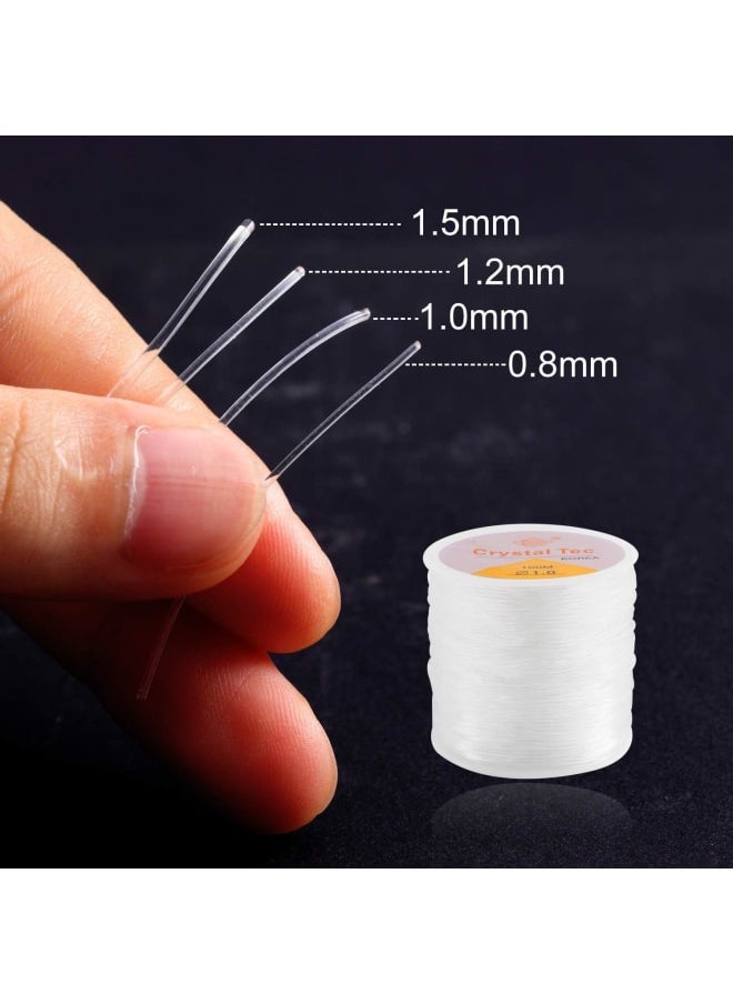 Generic - 0.8/1.0/1.2/1.5mm Elastic String for Bracelets - Elastic Cord Stretchy Bead String - Stretch Cord for Bracelets, Beading and DIY Jewelry Making (1.5mm/20M) - Image 1