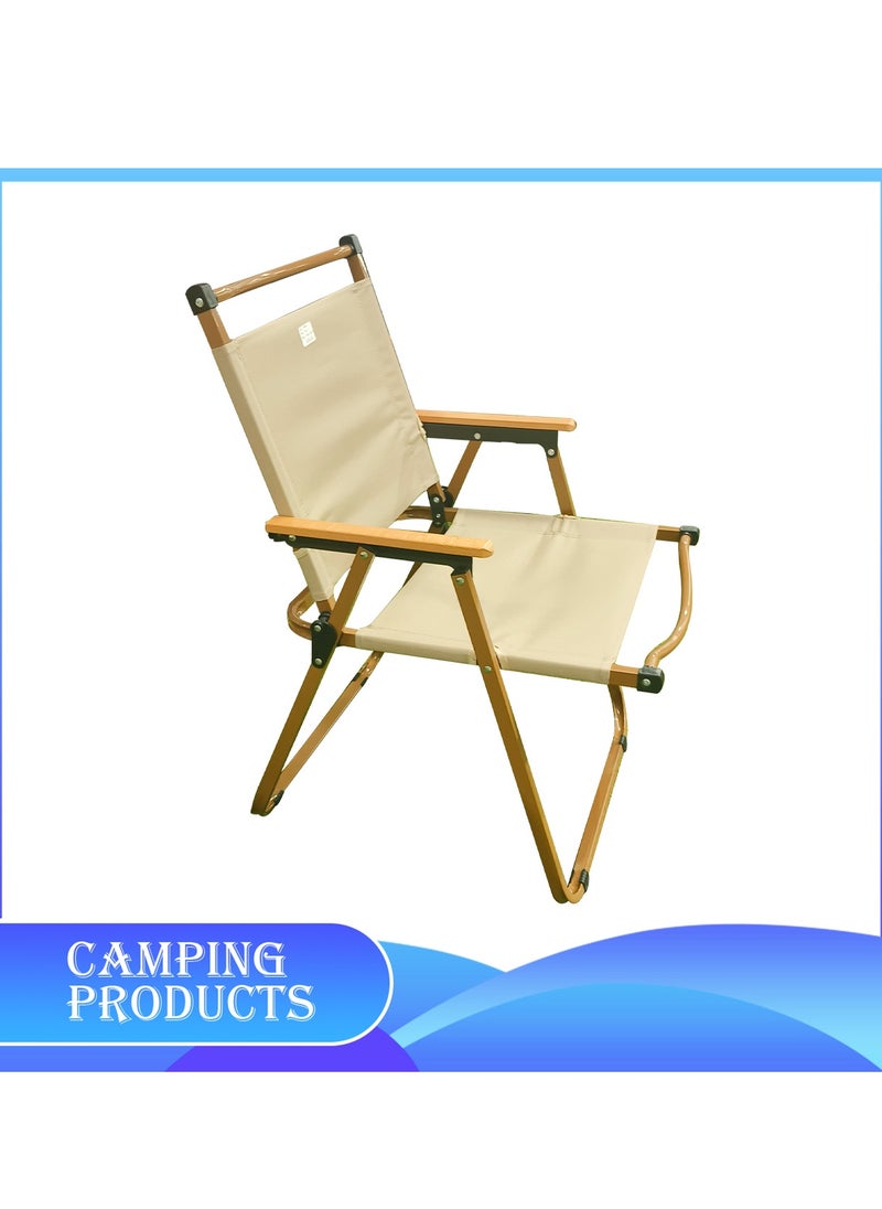 Manful Portable Folding Camping Chair Black, Lightweight Folding Chair for Outdoor Enthusiasts, Folding Chair for Every Adventure, Folding Camping Chair for Travel and Leisure  - Image 3