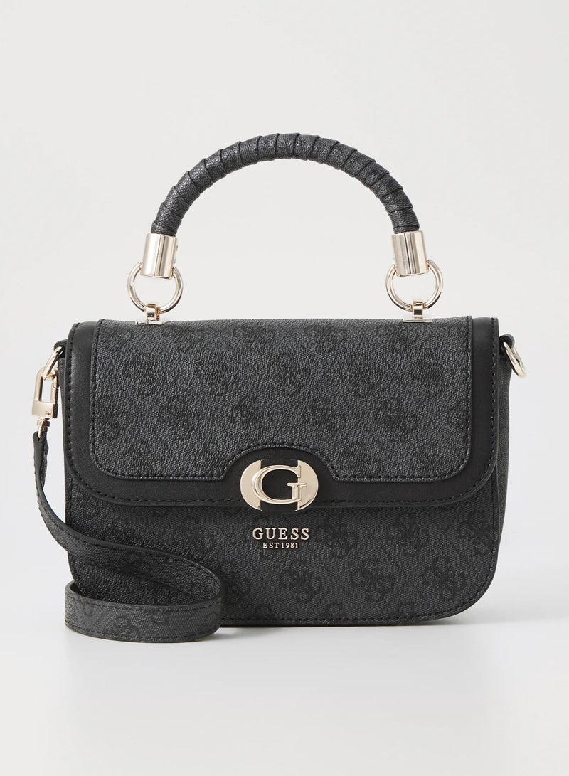 GUESS ORLINA LOGO TOP HANDLE FLAP - Handbag - Image 1