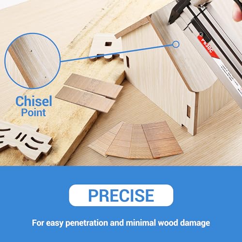 meite 23 Gauge Pin Nails, 5/8-Inch Micro Headless Pins for Pin Nailer - Galvanized Pins Nails for Nail Gun, Ideal for Fine Woodworking and Trim Work (10,000 Counts) - Image 4