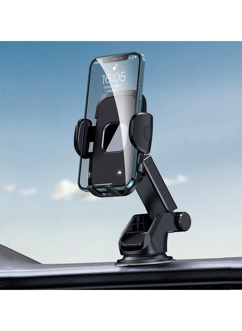 General New high-end car mobile phone holder car suction cup multi-function instrument panel center console navigation mobile phone holder  - Image 4