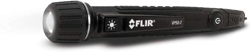 Flir VP50-2 CAT IV Non-Contact Voltage Detector, Featuring Light, Vibration, and Beeper Feedback Alarms and a Powerful LED Flashlight - Image 1