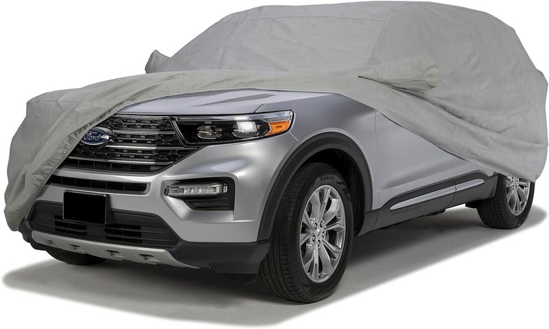 AEGIS All Weather Protection N-Series Grey Car Cover for TATA Punch | Anti Dust, 100% Waterproof, Durable, Heat Resistant, UV Proof - Triple Stitched Elastic Grip with Mirror Pocket - Image 3