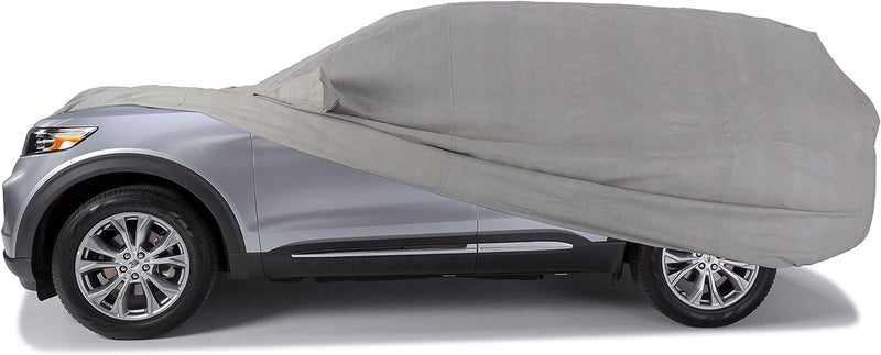 AEGIS All Weather Protection N-Series Grey Car Cover for TATA Punch | Anti Dust, 100% Waterproof, Durable, Heat Resistant, UV Proof - Triple Stitched Elastic Grip with Mirror Pocket - Image 5