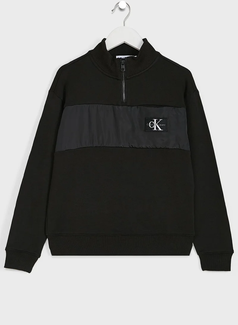 Calvin Klein Jeans Youth Color Block Sweatshirt