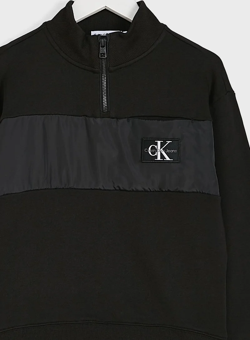 Calvin Klein Jeans Youth Color Block Sweatshirt