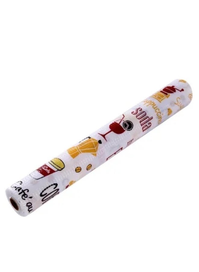 Cute Waterproof Oil Proof Shoes Cabinet Mat 1 Roll Kitchen Table Mat Drawers Cabinet Shelf Liners Cupboard Placemat