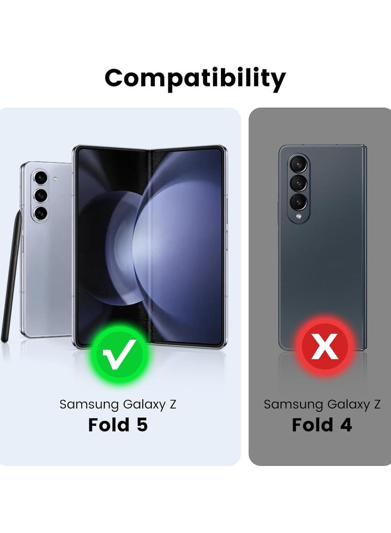 Nillkin For Samsung Galaxy Z Fold 5 Cover, Sliding Camera Cover and Folding Metal Stand, Liquid Silicone Protective Case Compatible with Samsung Z Fold5 5G Slim Fit Shockproof Mobile Case (Green) - Image 2