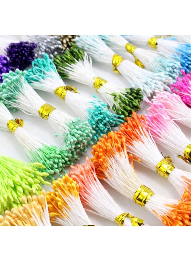 ECYC 900Pcs Mini Flower Stamen Pistil Wedding Decoration DIY Artificial Cards Flowers Stamen 1mm - Image 5